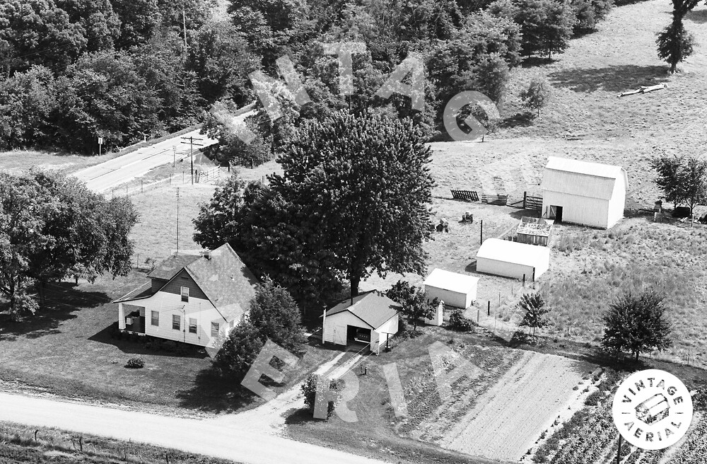 Vintage Aerial Illinois Fulton County 1966 15FFU12
