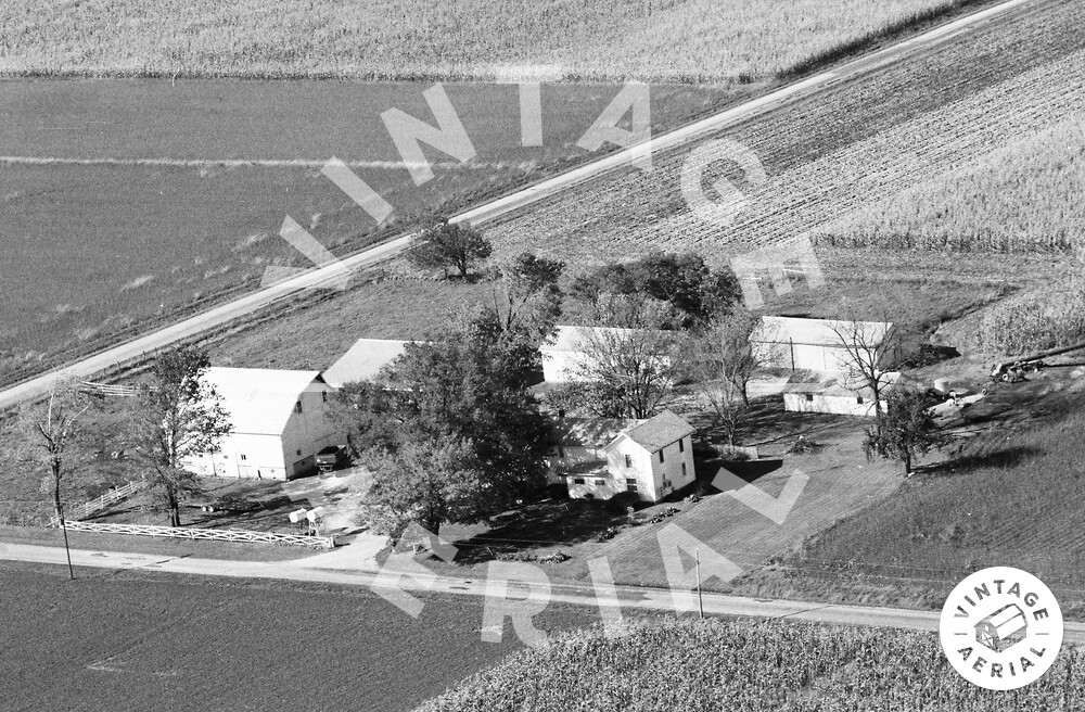 Vintage Aerial Illinois Effingham County 1984 32SEF2