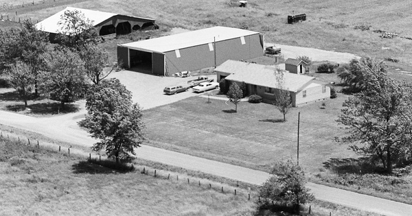 Vintage Aerial photo from 1981 in Vernon County, MO