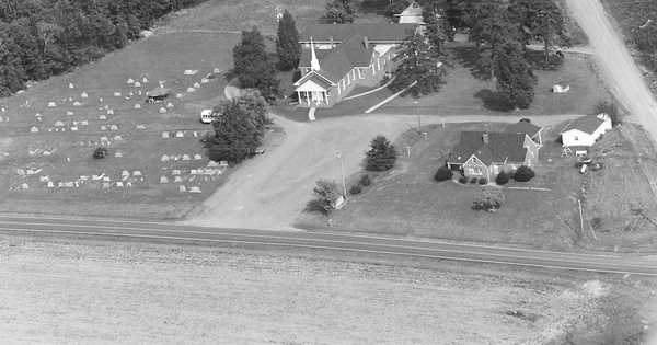 Vintage Aerial photo from 1990 in Person County, NC
