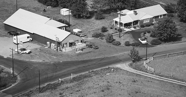 Vintage Aerial photo from -1986 in King George County, VA