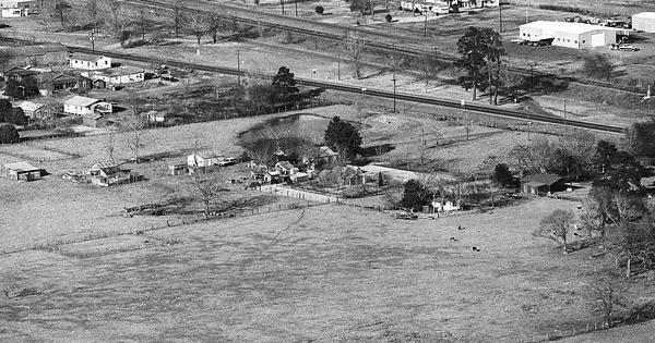 Vintage Aerial photo from 1991 in Montgomery County, TX