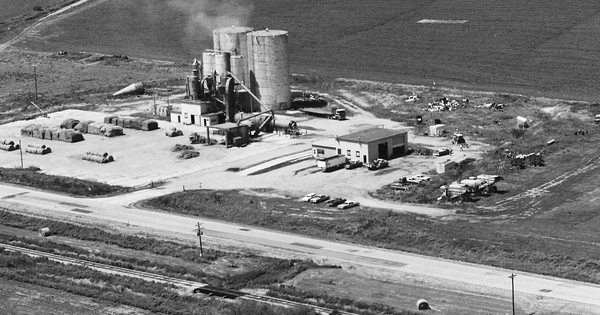 Vintage Aerial photo from 1984 in Stanton County, NE