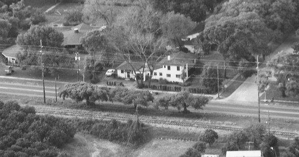 Vintage Aerial photo from 1983 in Lake County, FL