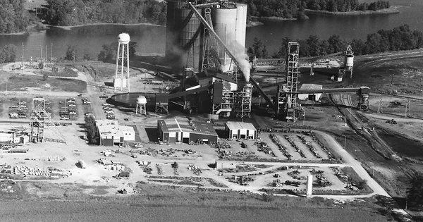 Vintage Aerial photo from 1988 in Jefferson County, IL
