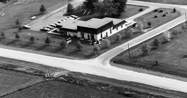 Vintage Aerial photo from 1974 in Macoupin County, IL