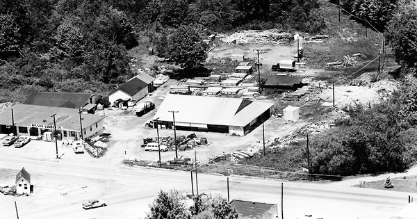 Vintage Aerial photo from 1965 in Crawford County, PA