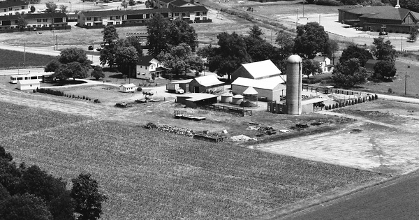 Vintage Aerial photo from 1983 in Elkhart County, IN