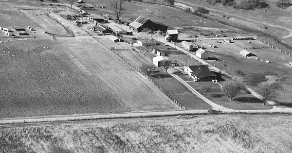 Vintage Aerial photo from 1981 in Fayette County, IN