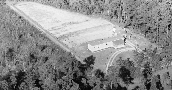 Vintage Aerial photo from 1982 in Ben Hill County, GA