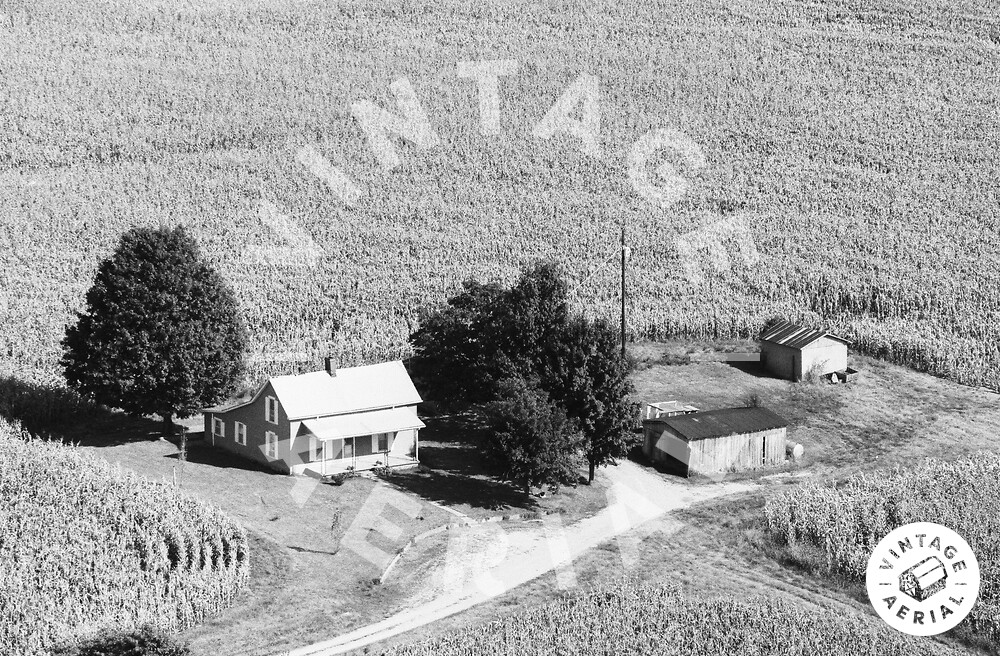 Vintage Aerial Kentucky Simpson County 1983 34JSI10