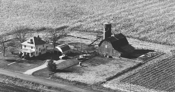 Vintage Aerial photo from 1975 in Franklin County, IA