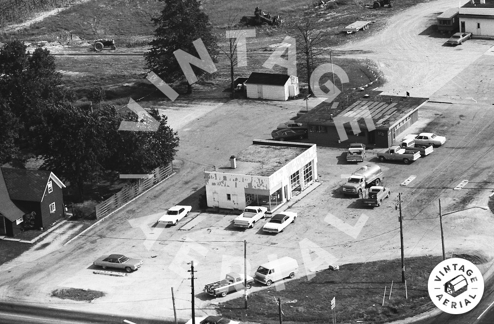 Vintage Aerial Indiana Tipton County 1973 25TTI13