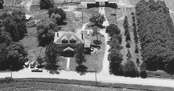 Vintage Aerial photo from 1983 in Ida County, IA