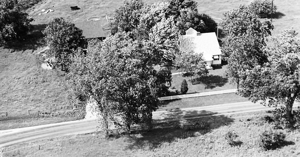 Vintage Aerial photo from 1967 in Ingham County, MI