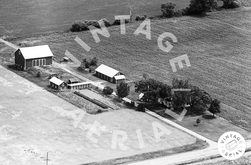 Vintage Aerial Michigan Ionia County 1965 7EIO22