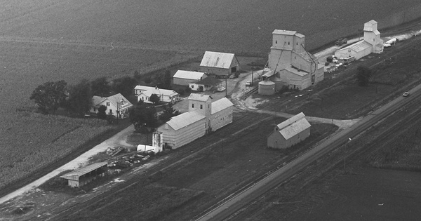 Vintage Aerial photo from 1971 in Chisago County, MN