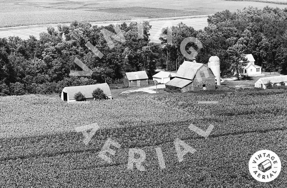 Vintage Aerial Minnesota Renville County 1970 9PRE28