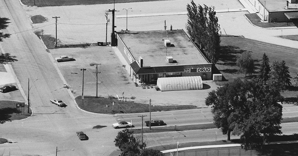 Vintage Aerial photo from 1983 in Pipestone County, MN