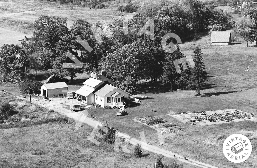 Vintage Aerial Minnesota Pine County 1982 19DPI19