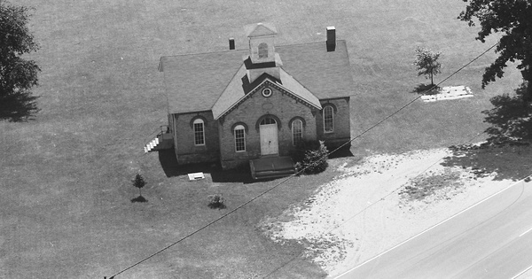Vintage Aerial photo from 1969 in Cass County, MI