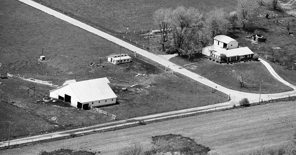 Vintage Aerial photo from 1989 in Johnson County, IN