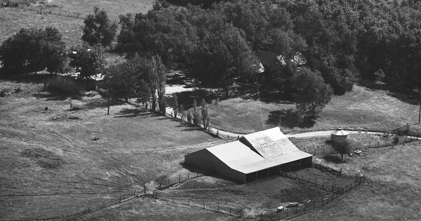 Vintage Aerial photo from 1976 in Douglas County, KS