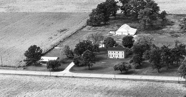 Vintage Aerial photo from 1974 in Madison County, OH