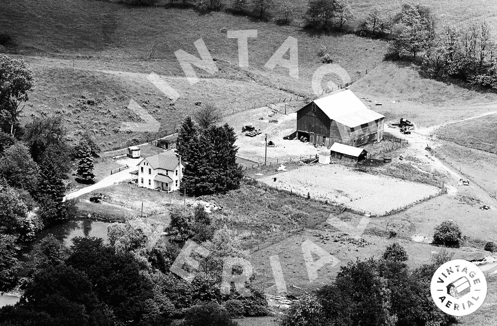 Vintage Aerial Ohio Wayne County 1973 6NWA29