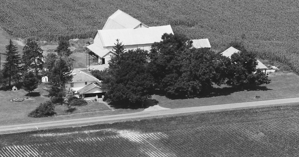 Vintage Aerial photo from 1986 in Allen County, OH