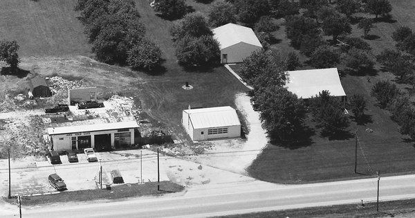 Vintage Aerial photo from 1999 in Seneca County, OH