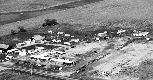 Vintage Aerial photo from 1993 in Clinton County, OH