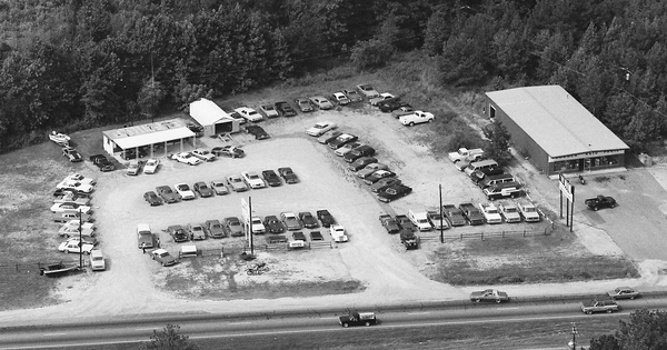 Vintage Aerial photo from 1985 in Wake County, NC