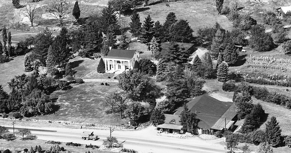 Vintage Aerial photo from 1964 in Guernsey County, OH