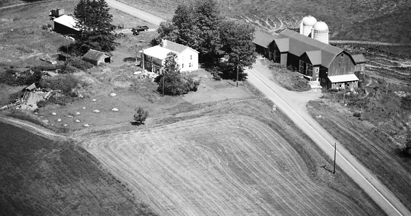Vintage Aerial photo from 1984 in Otsego County, NY
