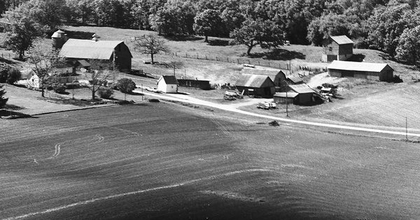 Vintage Aerial photo from 1974 in Wabasha County, MN