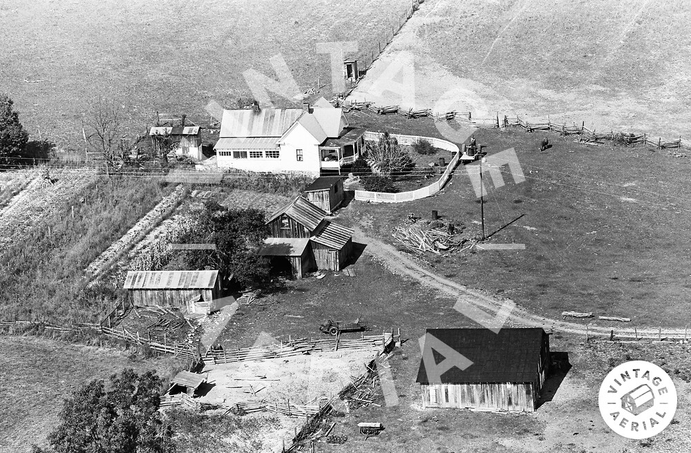 Vintage Aerial Virginia Wythe County 1963 31AWY29