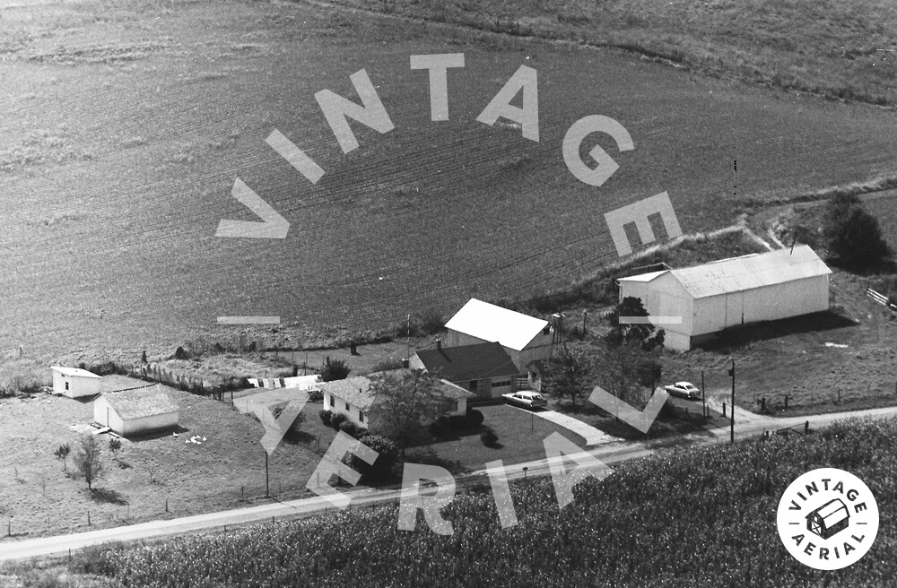 Vintage Aerial Ohio Logan County 1973 30NLO6