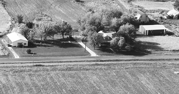 Vintage Aerial photo from 1988 in Randolph County, MO