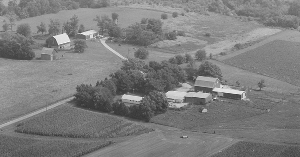 Vintage Aerial photo from 1980 in Woodford County, IL