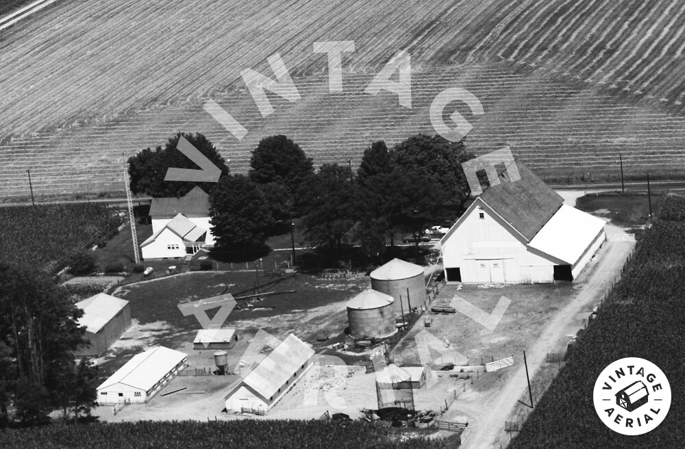 Vintage Aerial Indiana Fountain County 1973 2TFO33