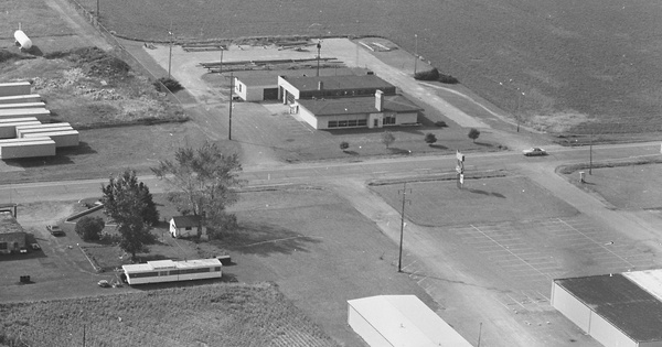 Vintage Aerial photo from 1980 in DeKalb County, IN