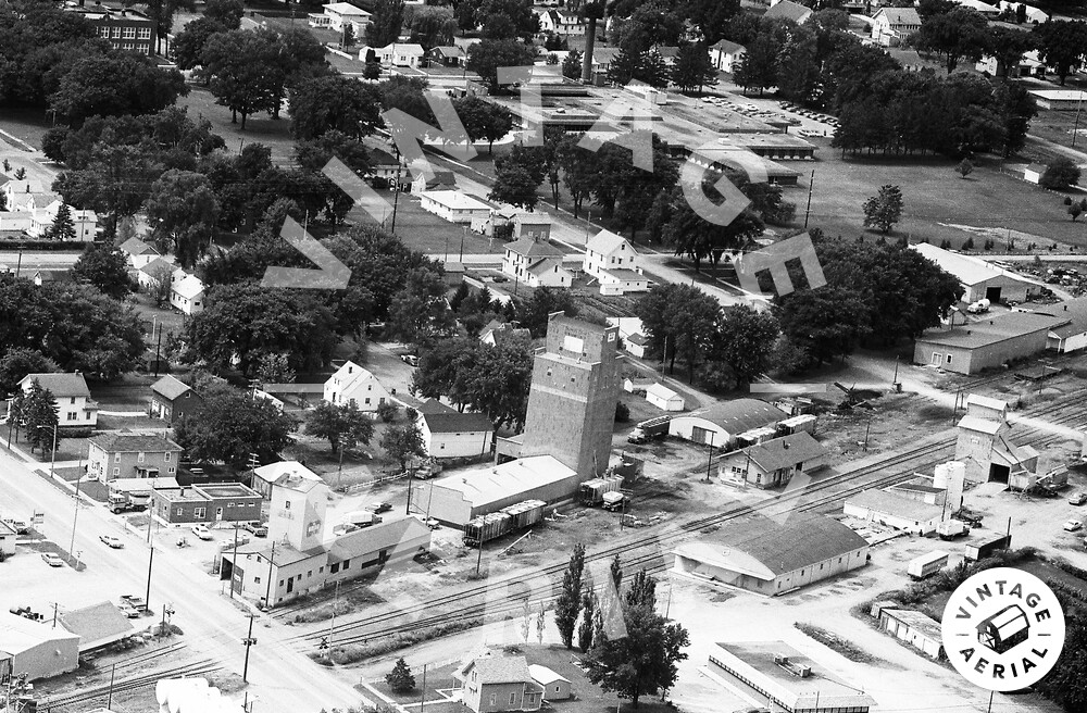 Vintage Aerial Iowa Chickasaw County 1973 17BCH17