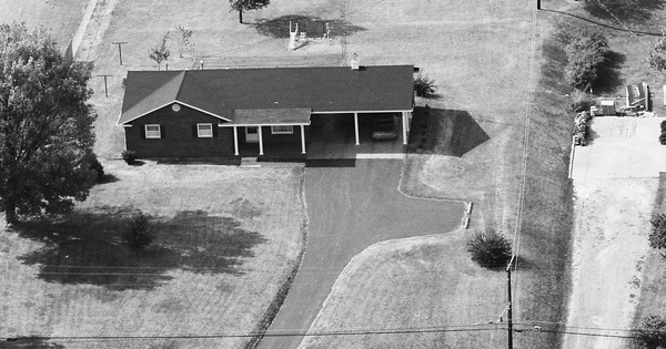 Vintage Aerial photo from 1983 in Union County, KY
