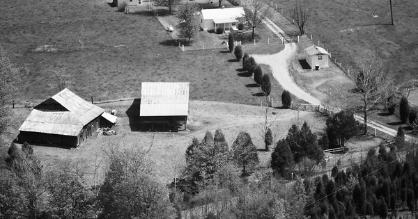 Vintage Aerial photo from 1985 in Oldham County, KY