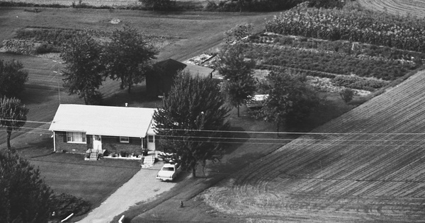 Vintage Aerial photo from 1981 in Muhlenberg County, KY
