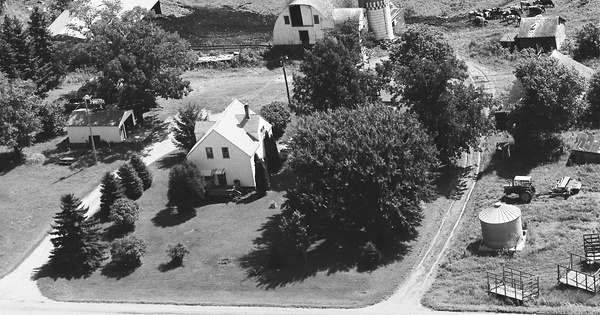 Vintage Aerial photo from 1986 in Meeker County, MN