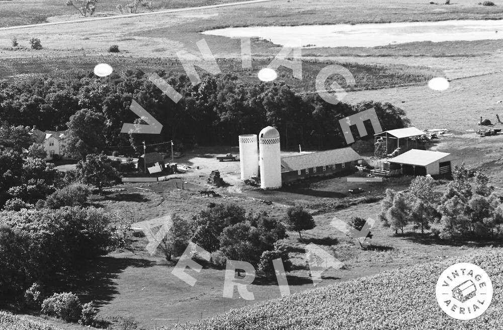 Vintage Aerial Minnesota Meeker County 1970 34PME31