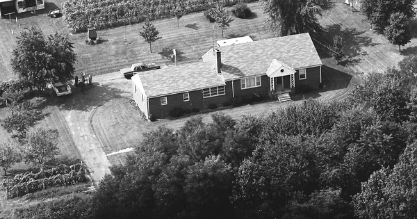 Vintage Aerial photo from 1973 in Montgomery County, MD