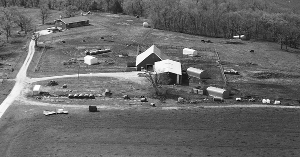 Vintage Aerial photo from 1995 in Madison County, IA
